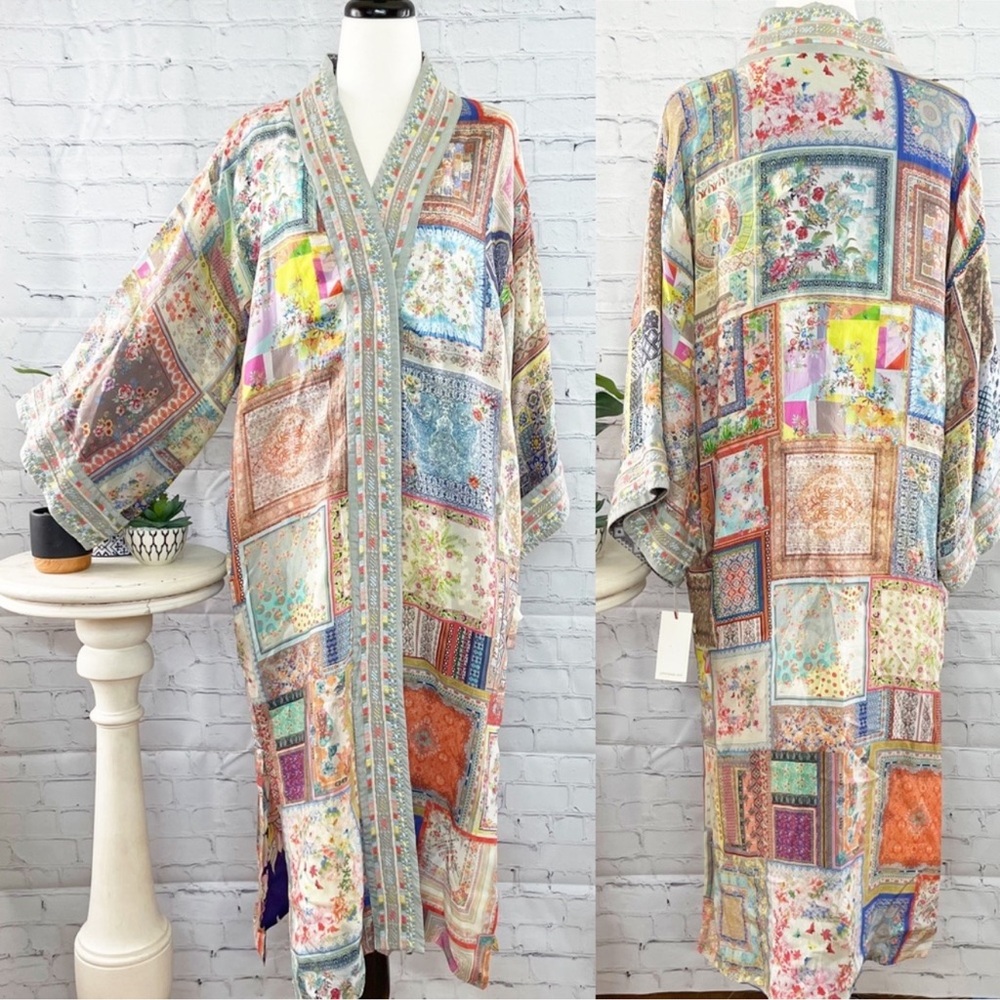 Johnny Was Annika Reversible Patchwork / Floral P… - image 1